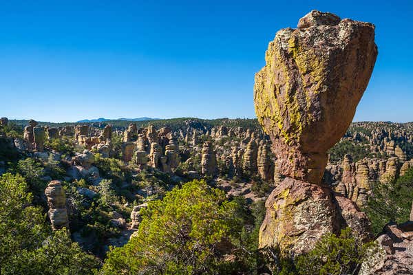 Tall Pillar and Background Hoodoos at Chiricahua National Monument
