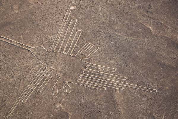 Nazca lines from above, Peru