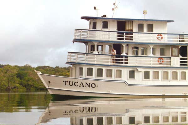 tucano boat exterior, amazon, Brazil