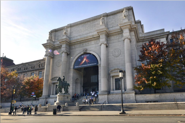 External view of the American Museum of Natural History, located in New Jersey, USA